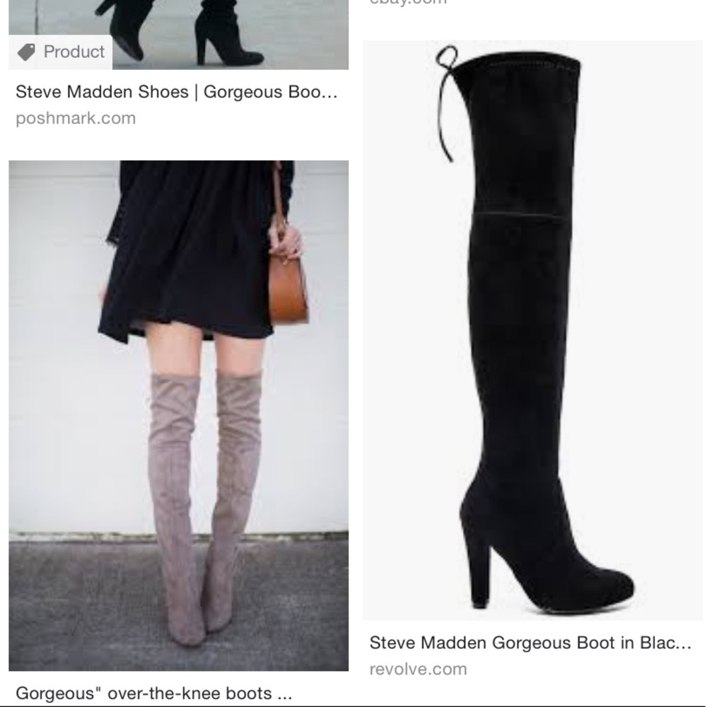Steve Madden Gorgeous Boot in black